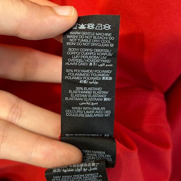 Sweaty Betty Power Workout Zip Through Jacket NWT Women's Sz XXL Cardinal Red - Picture 7 of 7